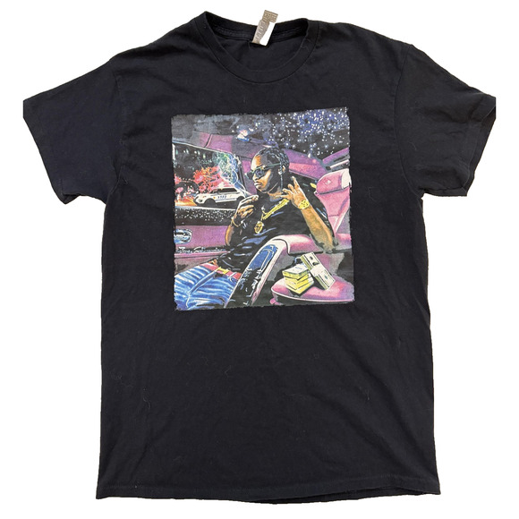 RARE Pop Smoke x Vlone King of New York Hip Hop Money Car Art Print Streetwear - Picture 1 of 5